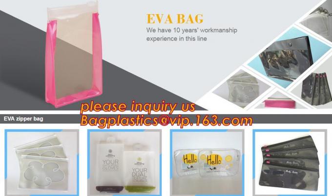 Zipper Clear Stadium PVC Shopping Tote Bag With Side Pocket, promotional shiny vinyl pvc shopping tote bag, 600D PVC Pol
