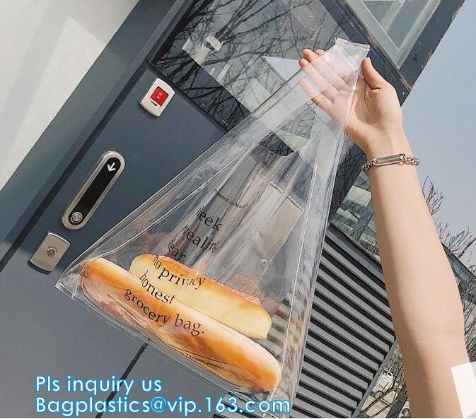 Zipper Clear Stadium PVC Shopping Tote Bag With Side Pocket, promotional shiny vinyl pvc shopping tote bag, 600D PVC Pol