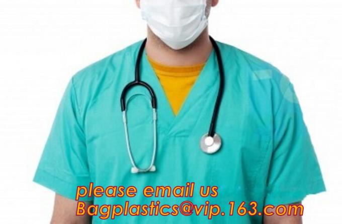 Medical grade protect dust face mask disposable 3 ply paper mask,non-woven face mask in general medical Individual Packi