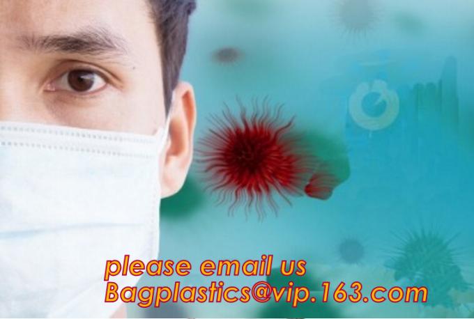 Medical grade protect dust face mask disposable 3 ply paper mask,non-woven face mask in general medical Individual Packi