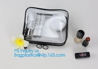 Popular Iridescent Clear PVC Makeup Bag, custom logo printing clear pvc makeup Bag, portable cosmetics makeup bag, handl