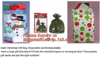 Custom Plastic Biodegradable Disposable Christmas Giant Gift Bag