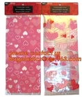 Decorative Candy Cello Bag Valentine's Day Clear Plastic Treat Bag,valentine's day Promotion gift colorful heart silicon