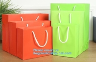 Eco-friendly Kraft paper Flower bag, flower paper packing carrier bag, gift carrying bag,Customcolor life garment grocer