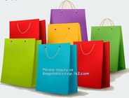 Eco Retail Packaging , Shopping Paper Gift Bag Luxury Clothes Paper Carrier