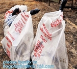 Wholesale Durable Jumbo Disposal Asbestos Waste Plastic Bags, industrial biodegrade dedicated asbestos garbage bags of y