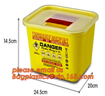 Disposal sharp container for store and dispose of medical waste, FDA Certificated Plastic Hospital Medical Waste Disposa