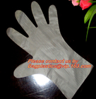 Poly Gloves, Embossed, Premium Cast Polyethylene (CPE), Powder Free, Medium, Clear Food Prep Glove, Safety protection