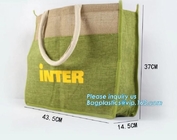 Reusable Grocery Jute Burlap Tote Shopping Bag For Wholesale Custom Printed Hessian Tote Bags,hemp jute cotton shopping
