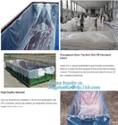 Transparent Open Top 8mil Roll Off Container Liners,6 Mil Waterproof Open Top Roll Off Container Liners,Outdoor Dumpster