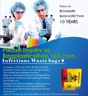 Waterproof Autoclavable Biohazard Bags Document Pouch Industrial Waste Biodegradable