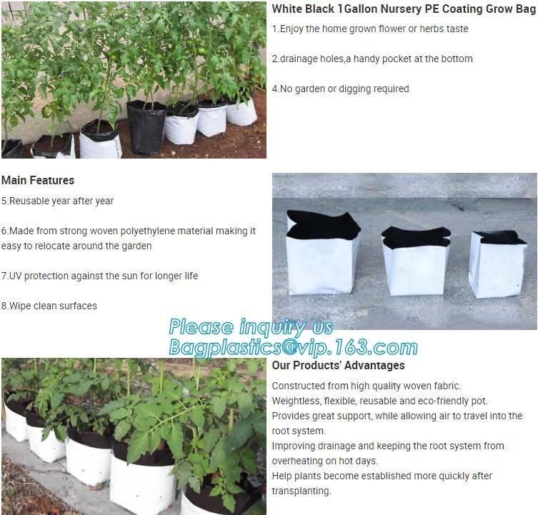 Ldpe Polyethylene Plastic Garden Planter Bags For Vegetable Tree And Flower Seedling 15 Gallon Hole Grow B - Gardening In A Plastic Bag Ldpe Polyethylene Plastic Garden Planter Bags For Vegetable Tree And Flower Seedling 15 Gallon Hole Grow B - Gardening In A Plastic Bag