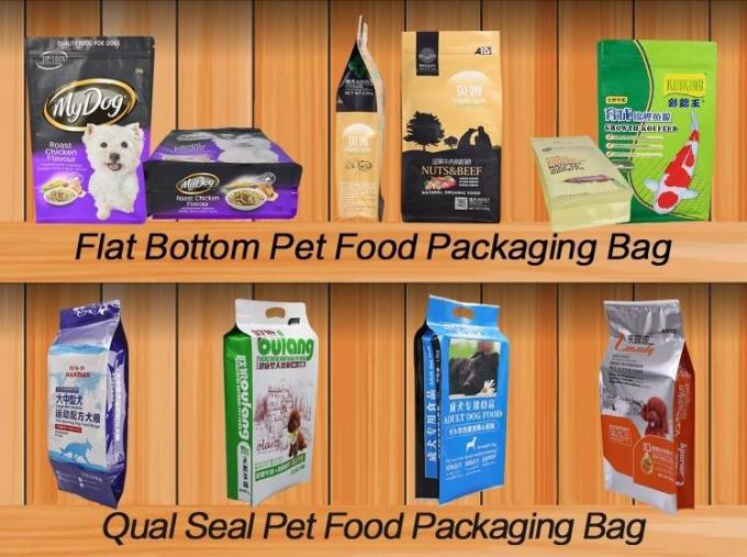 resealable packaging bags dog food snack bag pet food pouch with slider