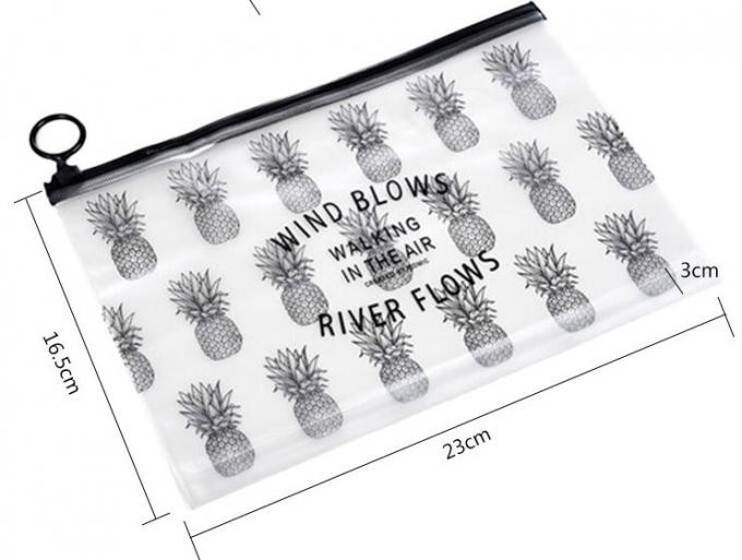 Office stationery waterproof document slider pvc packing bag,Custom