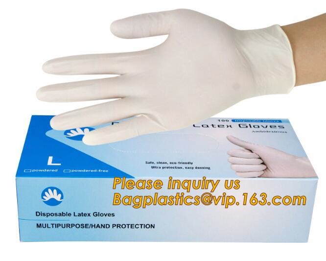 Medical Supplies Disposable Examination Glove, Latex PVC CPE PE NBR