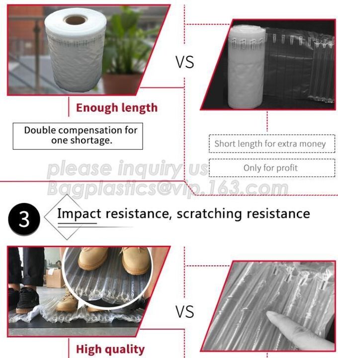 air cushion pillow bags, inflatable air filled pillow bag, shockproof