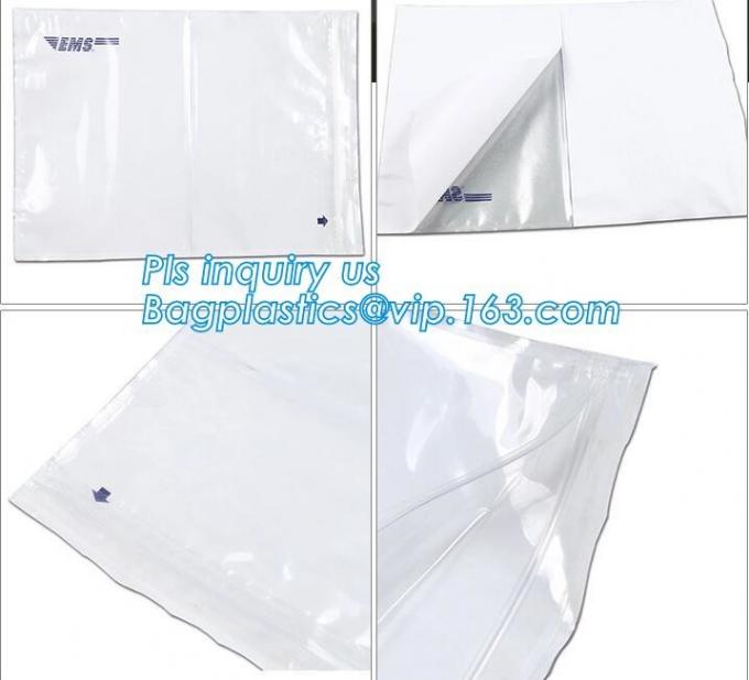 Clear Adhesive Back, Packing List / Shipping Label Envelope Pouches