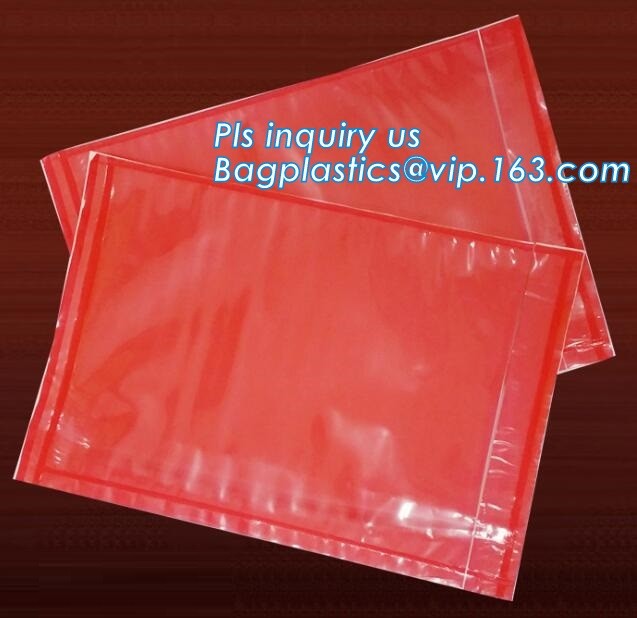 Clear Adhesive Back, Packing List / Shipping Label Envelope Pouches