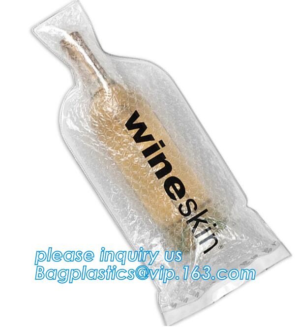 Eco friendly wine bag,wine bottle protector,Bubble Bags Wrap Packaging