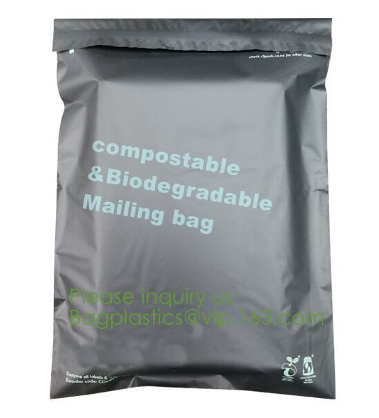 Cornstarch made biodegradable compostable shipping plastic mailing bag