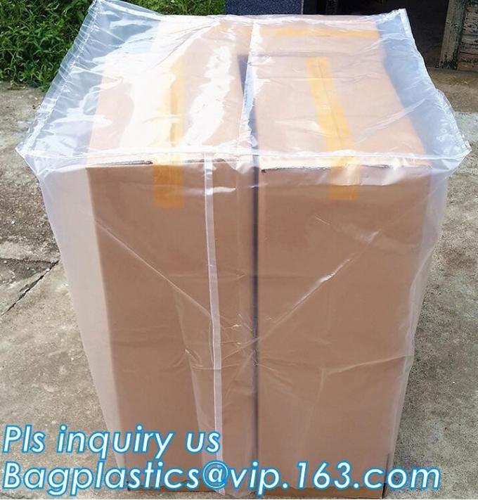 top covers clear plastic window covers printed pallet covers, Jumbo PE