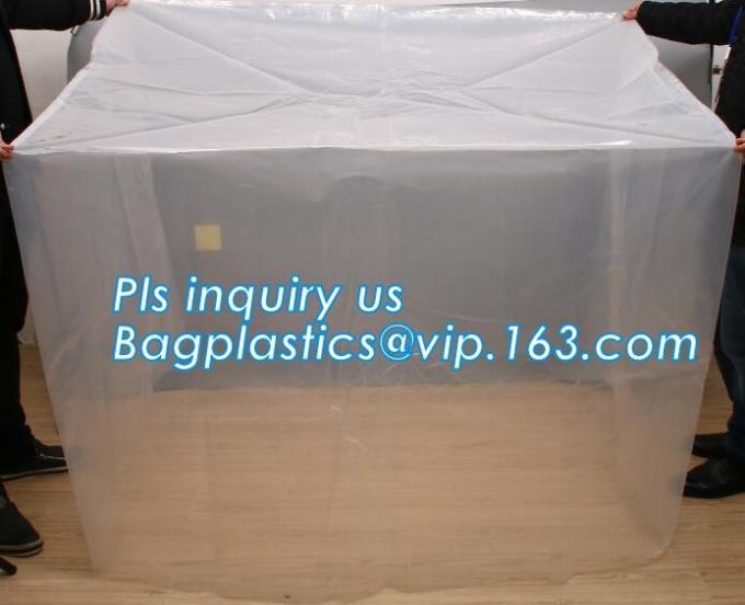 top covers clear plastic window covers printed pallet covers, Jumbo PE
