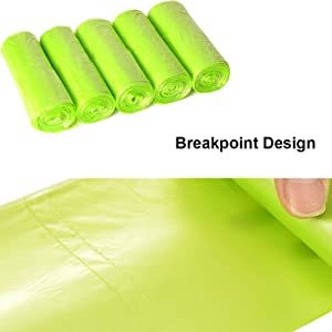 Sak Compostable Small Food Scrap Bags Plant-Based Large Grocery / Multi-Purpose Bags With Handles 1