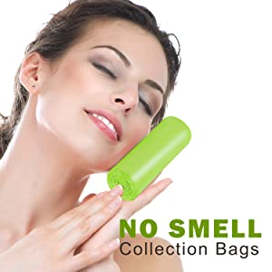 Sak Compostable Small Food Scrap Bags Plant-Based Large Grocery / Multi-Purpose Bags With Handles 3