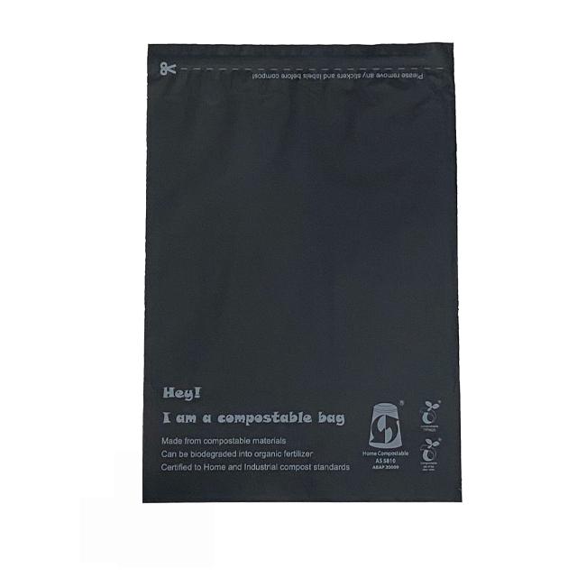 Environmental Compostable Mailing Courier Packaging Shipping Bags With Logo Custom Printed For Clothing 3