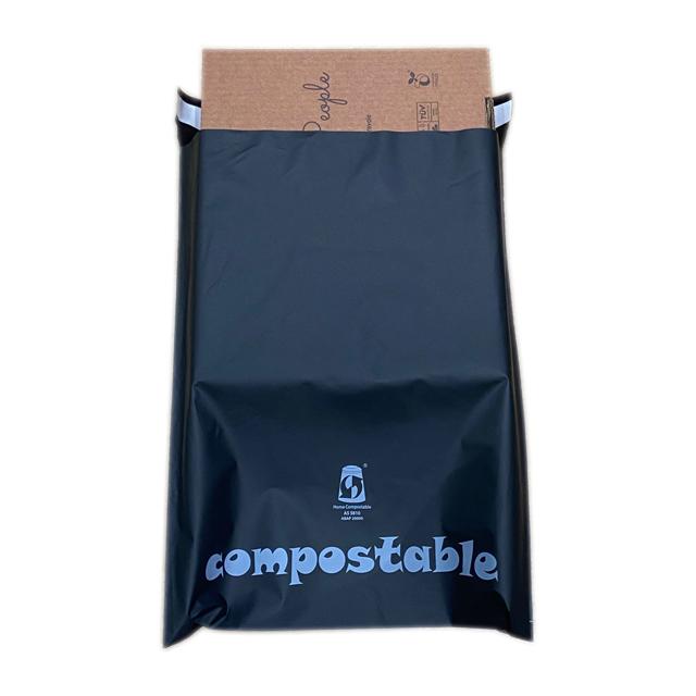Environmental Compostable Mailing Courier Packaging Shipping Bags With Logo Custom Printed For Clothing 5
