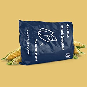 Corn starch Eco Bio Plant based PLA+PBAT Mailing Bag Waterproof Clothing Pouch Compostable Self-Seal Eco Express Bag 5
