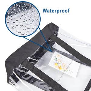 Gift Bag Clear Shopping Bag Custom PVC Plastic Shopping Bag, Shiny Pvc Handle Shopping Hand Bag Clear Tote Bags Ladies 1