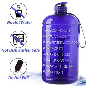 Water Bottles Fitness Gym Sports Jug Big Capacity Plastic eco friendly Water Bottle with Straw Drinking 1