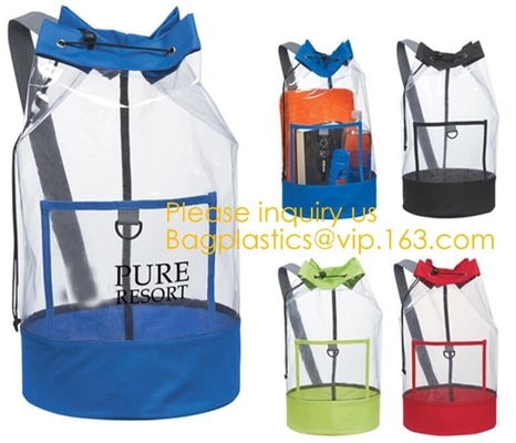 Eco friendly Biodegradable Laundry Bags Backpack Duffel Sport Polyester String