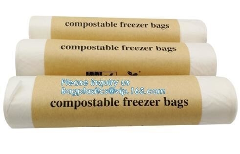 100% Biodegradable Pla Bin Bag/compostable Garbage Bag Rolls/cornstarched Bag, compostable and boidegradable Zip lockkk pla