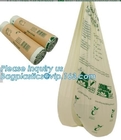 Biodegradable Bolsas 100% PLA Biodegradable Cornstarch Bags Compostable Garment Packaging With Self Adhesive Seal