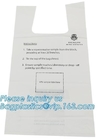 Biodegradable compostable HDPE/LDPE Clear Food Bag, Biodegradable White Trash Bags Compostable Food Waste Bags