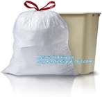 drawstring trash bags on roll disposable bag in compostable, biodegradable compostable drawstring non plastic trash bag