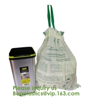 Custom Cornstarch 100% Compostable Biodegradable Trash bag,PLA compostable plastic fresh vegetables packaging bag PBAT