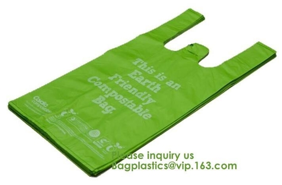 Custom Cornstarch 100% Compostable Biodegradable Trash bag,PLA compostable plastic fresh vegetables packaging bag PBAT