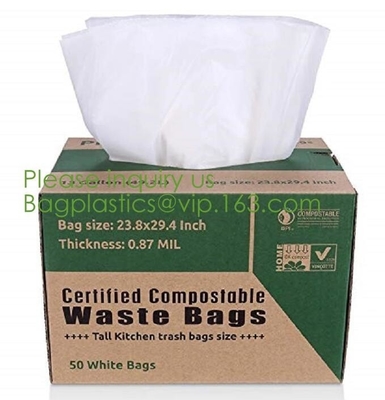 T Shirt Carry Biodegradable Pet Waste Bags USA Gallon Europe Litre