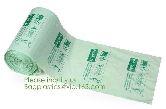 Plastic Biodegradable Rubbish Bags , Biodegradable Plastic Shopping Bags