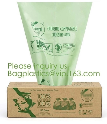 Compostable Recyclable Clear Poly Bags Custom Logo OPP Material Plastic Self Adhesive Seal Garbage Bag bagease bagplasti