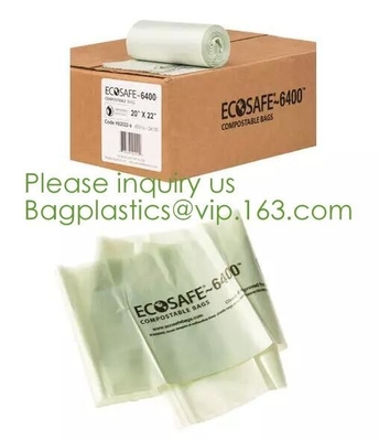 Compostable Recyclable Clear Poly Bags Custom Logo OPP Material Plastic Self Adhesive Seal Garbage Bag bagease bagplasti