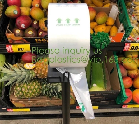 OEM Biodegradable Compost Bags Food Produce Fruit Pack Store Market