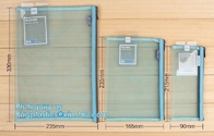 600D polyester portfolio file folder, file folder a4 size PVC mesh document bag with zipper cosmetics offices supplies t
