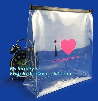 zipper slider bag cosmetic packaging slider bag, make up bag promotional cosmetic bag slider bag, toiletry pouch eva cos