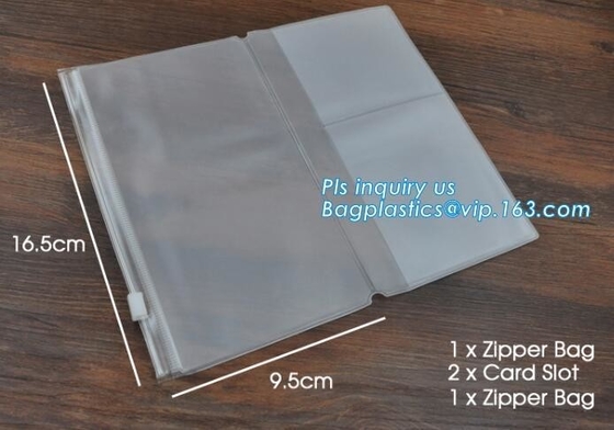 stationery handle bags with slider zipper, slider zipper bag plastic bag with zipper/pvc zipper lock slider bag/resealab