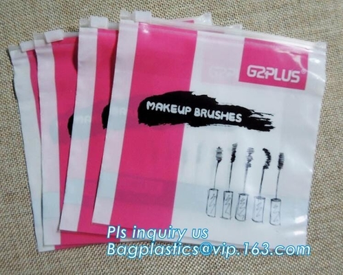 slider zipper packing storage clothing pvc bikini bag, Promotional popular plastic reusable slider zipper bags, zip,