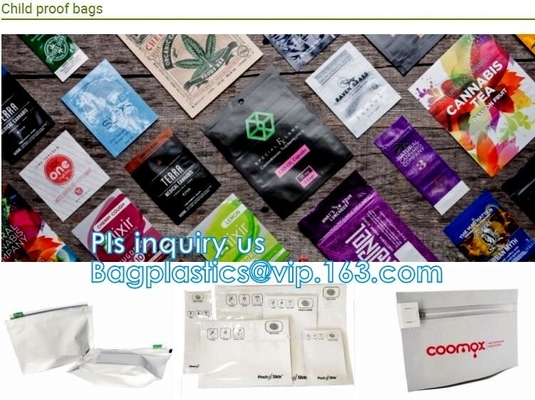 1/8oz 1/4oz 1/2oz 3.5g reclosable Zip lockkk small standup smell proof herbal pouch, sachet herbal pills pack aluminium foi